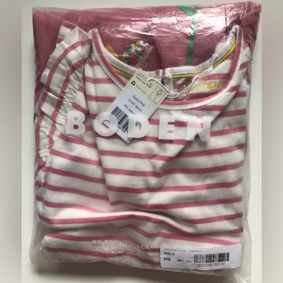 NWT Mini Boden Flower Fairy Tulle Dress - Picture 6 of 10